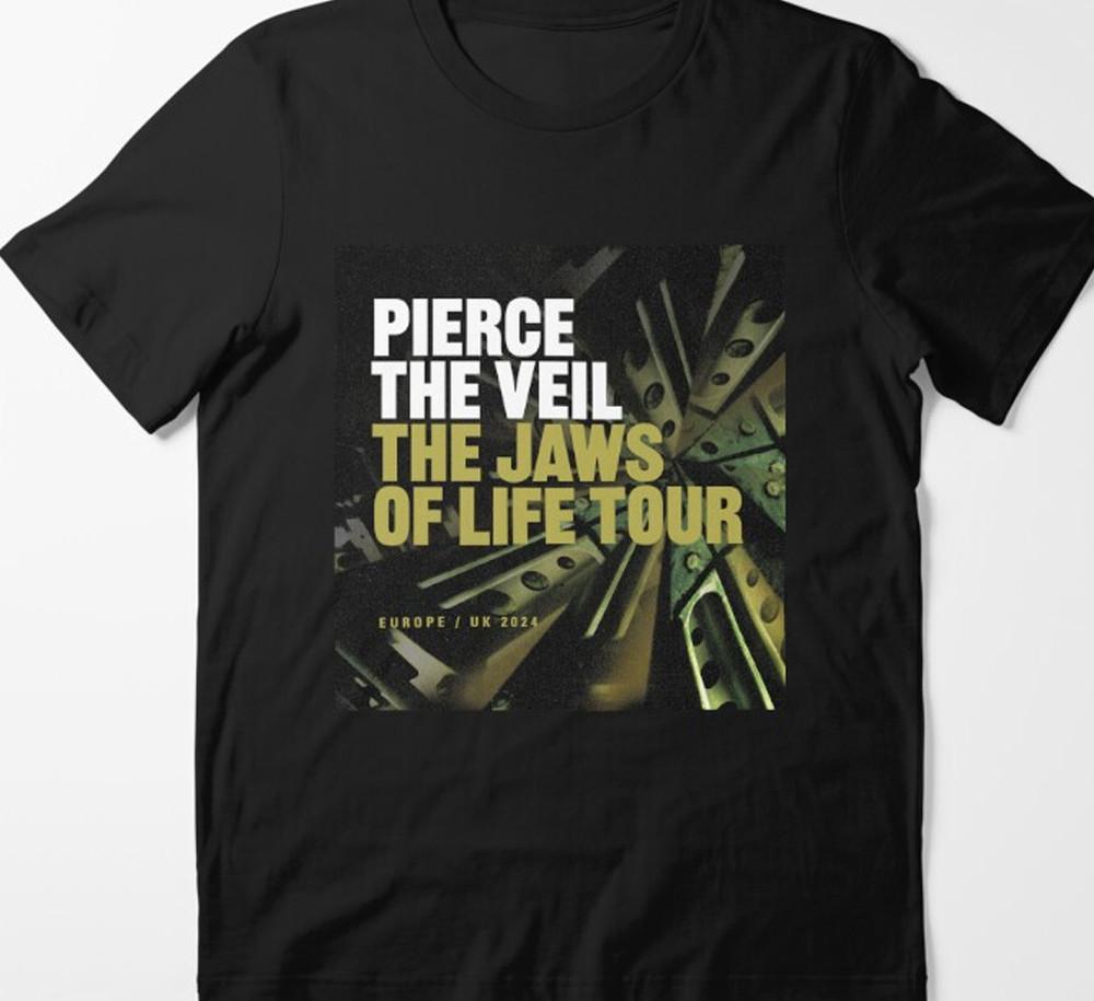 

HOT NEW Pierce The Veil BAND 2024 Black Shirt Unisex JJ4957 Unisex T-Shirt 5XL різнокольоровий