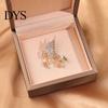 Alloy Brooch Accessory Rhinestone Flying Horse Brooch, Hollow Winged Lapel Pin for Men Jewelry Women, Decorative Badge Clothes Bag Hat Scarf Suits