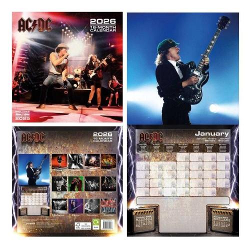 AC/DC 2026 Square Calendar