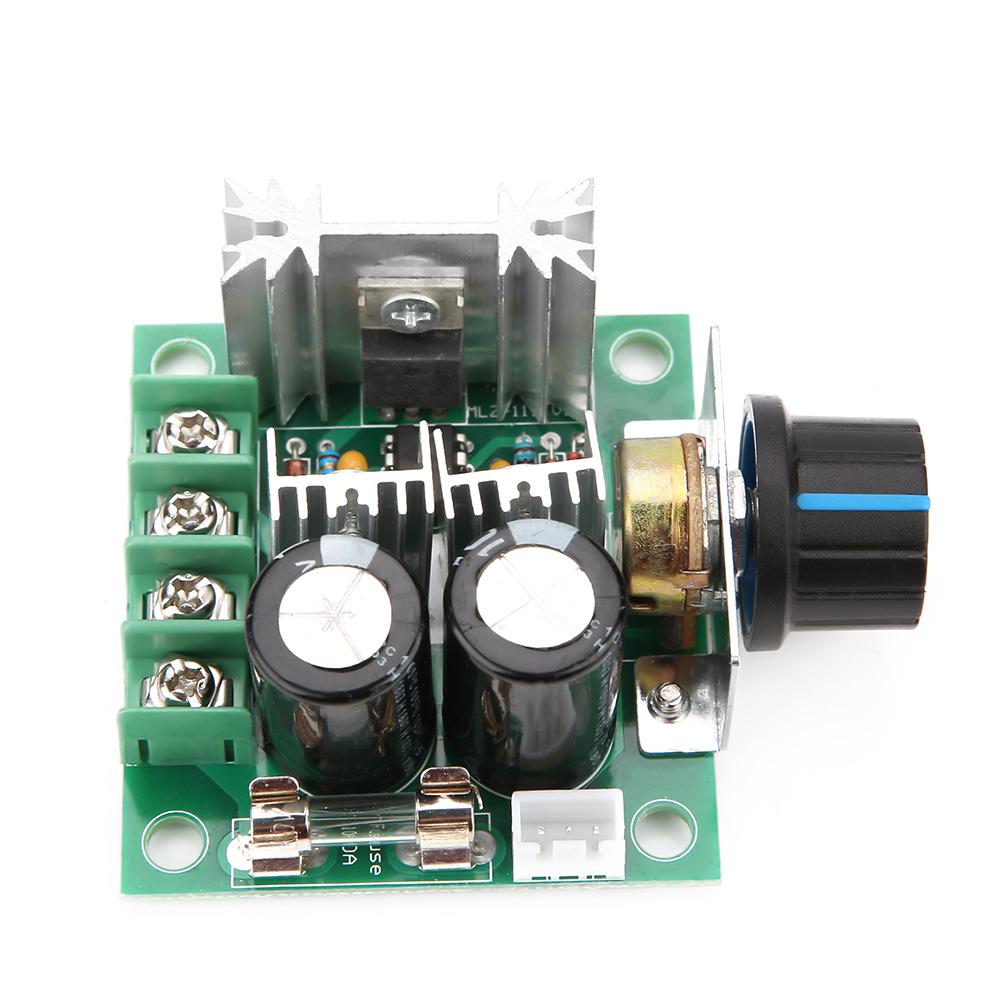 12V40V 10A PWM DC-motorregulator Trinnløs variabel hastighetskontrollbrytermodul
