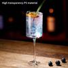14Oz Champagne Glass Cocktail Cup Champagne Glass Red Wine Glass Plastic Cup Detachable Threaded High Footed Cup Beverage Cup