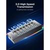 ORICO USB3.0 Hub Aluminum Industrial 7-Port Splitter Split Switch with 12v Power Adapter for Macbook Mobile Phone Tablets