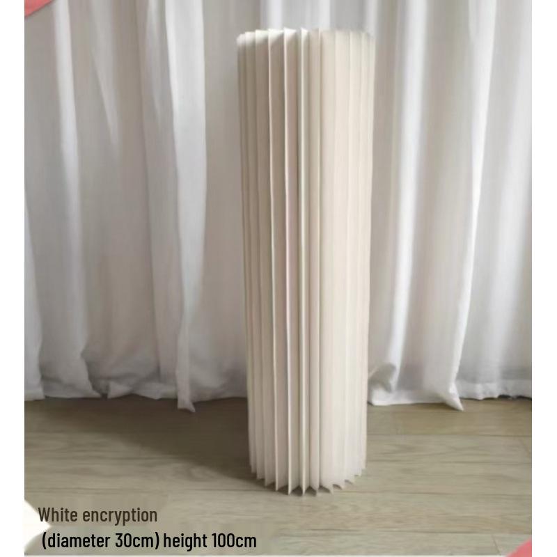 Artificial Flower Column Wedding Decorations with Car Delivery Ceremony and Roman Style Welcome Board