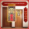 Teacher Recommended Bagua Qilin Pendant: Azure Dragon Prosperity and Good Luck Door Sticker