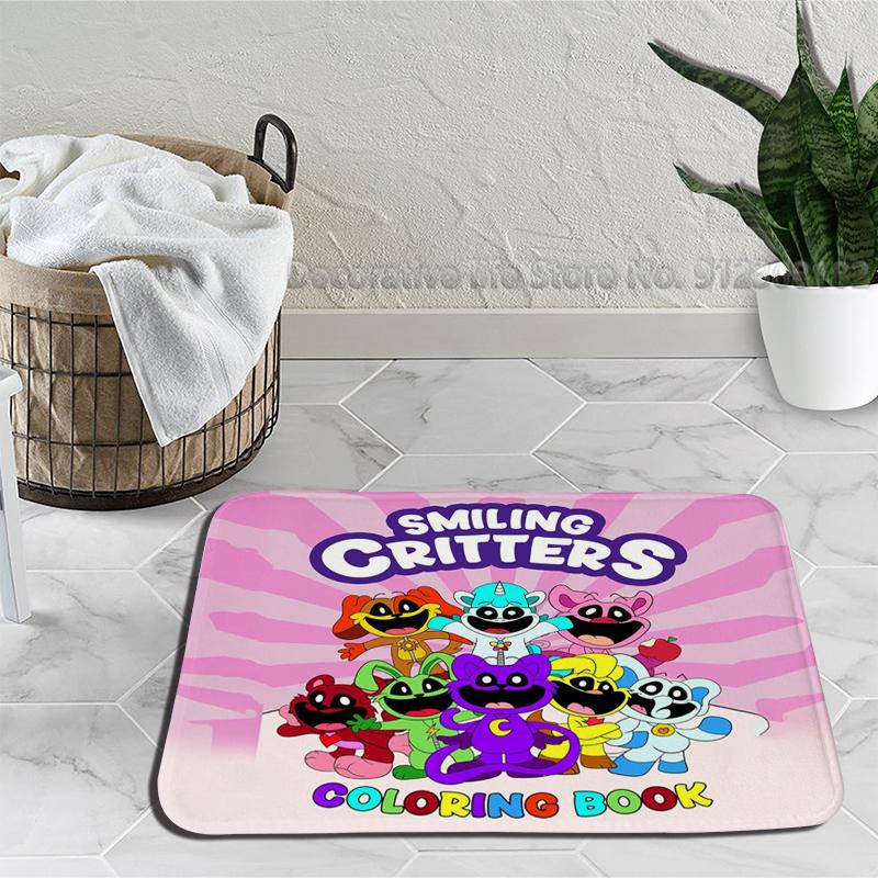 Gülümseyen Yaratık Zemin Banyo Paspas Catnap Dogday Kaymaz Halı Plaj Paspas Yatak Odası Mutfak Mat Hoş Geldiniz Ev Halı