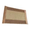 Decorative And Functional Paper Rope Woven Striped Coaster With Heat Insulation For Enhancing Dining Experiences