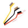 3 Pieces Metal Wire Stove Brush Kitchen Countertop Stain Cleaning Scrubber Handheld Reusable Scrubbing Tool