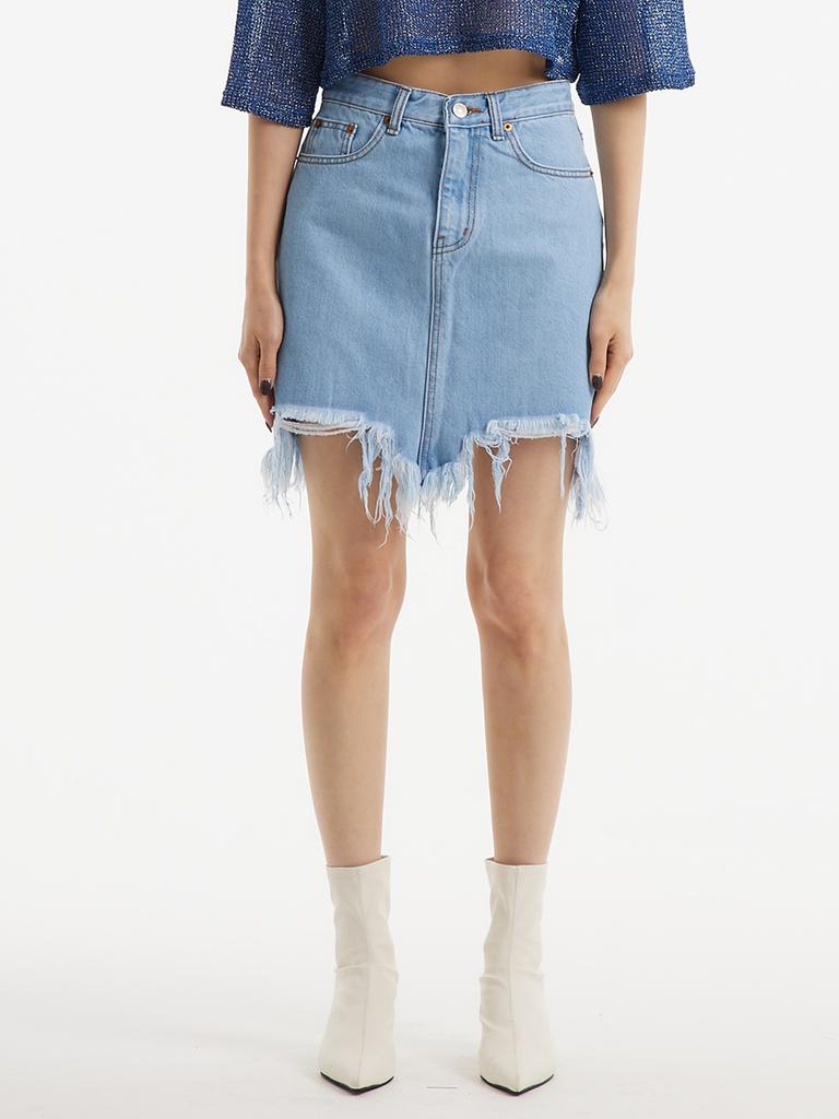 UNKNOWN PLANET Up-395 Ice Denim Skirt