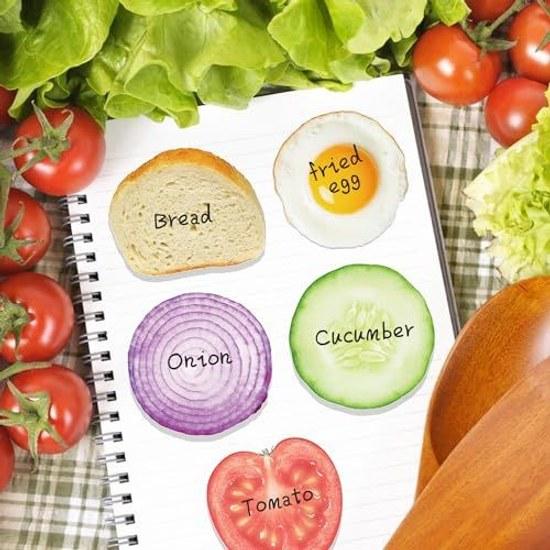 12 Packs Vegetable-patterned Sticky Notes 240 Sheets Anime Character Students Home Office Use Consumables Gift Labels Roommates.