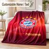 Personalisierte Flanelldecke mit Bayern München Aufdruck Warme Gemütliche Decke für Zuhause Sofa Bettwäsche