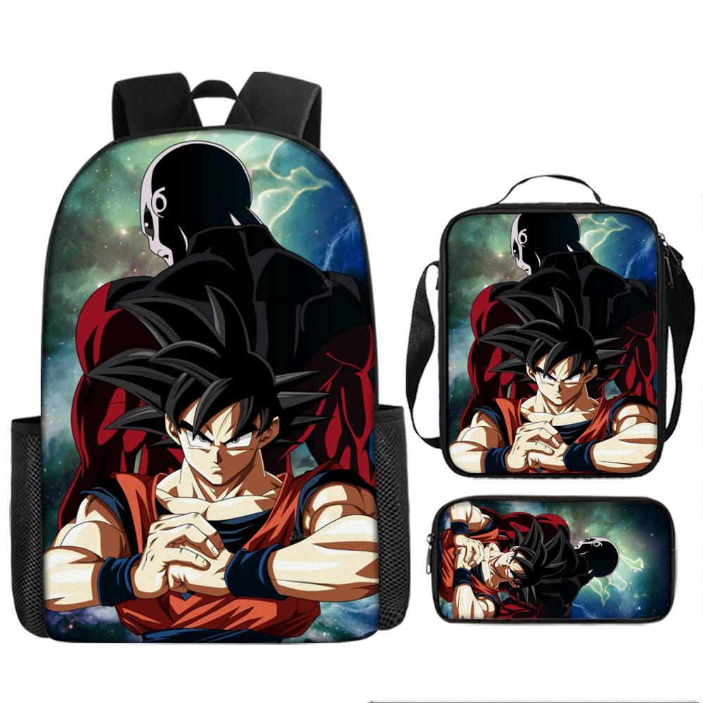 Dragon Ball Student School Bag Cartoon Dragon Ball Super Children'S Backpack, Satchel Pencil Case
