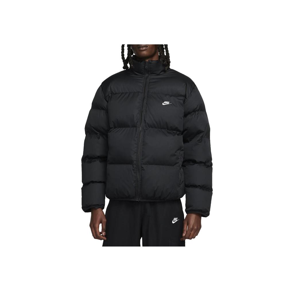 Nike Sportswear Club Puffer Jacket Black/White Men Outerwear FB7368-010
