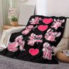 1pc Stitch Printing Blanket - Soft, All-Season Throw for Living Room, Beroom,Personalize Gift with Aorable Cartoon Esign
