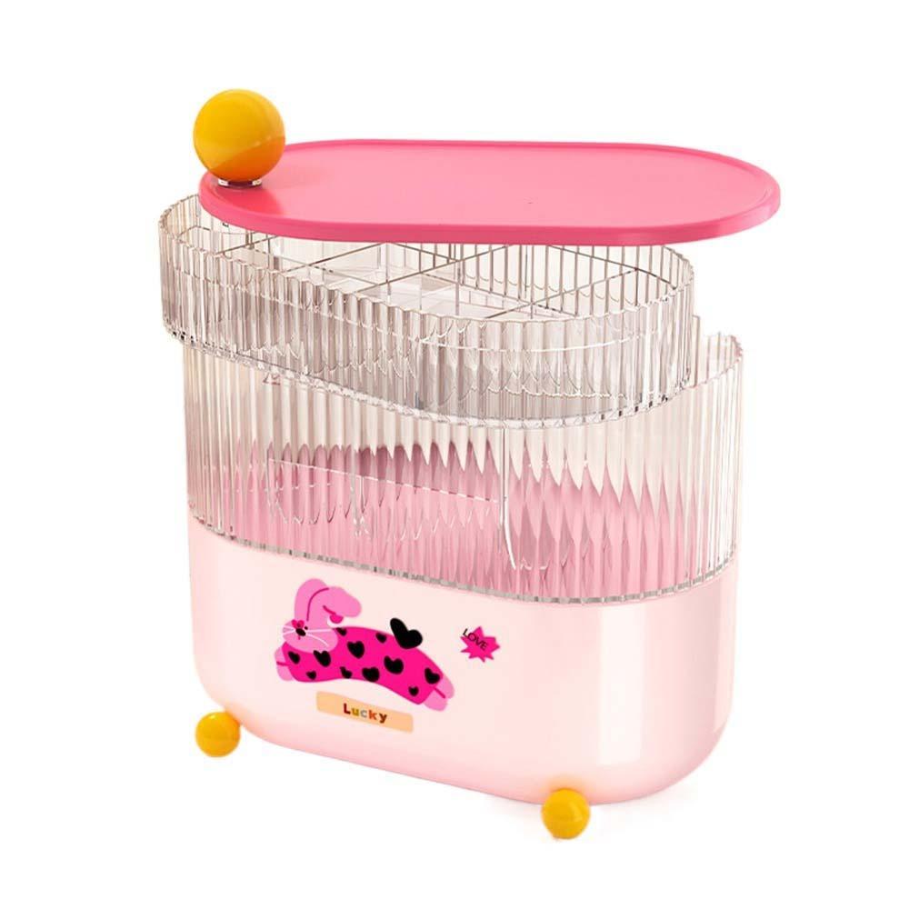 Dustproof Eye Shadow Storage Box Plastic Earrings Ring Box Rotatable Makeup Brush Holder  Vanity