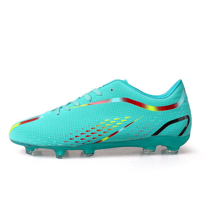 Football shoes spikes men's and women's low-top non-slip large-size sports shoes breathable shock-absorbing fashionable adult training shoes