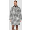 Women's s.Oliver Boucle Jacket with a Black Pattern