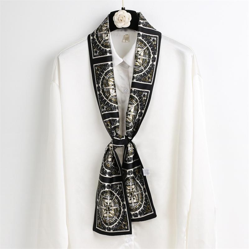 

Gorgeous Beads, Circular Ring Scarf, Women s Scarf Accessories, Necklace, Ethnic Scarf One Size чёрный