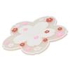 Flower Pattern Coasters Heat Insulation Coaster AntiSlip Cup Mats Tabletop   Prevent Furniture Damage(Pink )