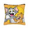 Good Friends Jerrys and Toms Pillow Case  Soft Pillow Cover For Sofa Couch Bed Living Room Morden Cushion Cover
