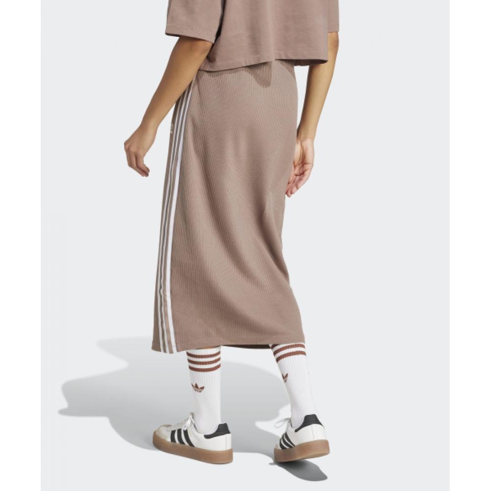 Adidas Firebird Knit Skirt   Trace Brown Jd4606