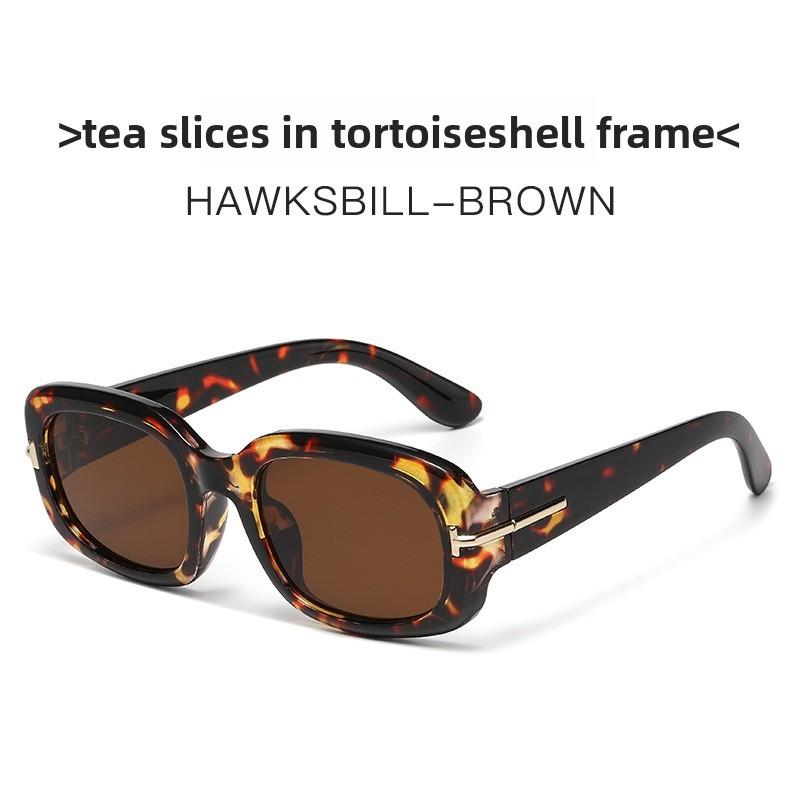 Stylish Frame Square Sunglasses With Uv400 Protection For Fashionable Travel And Outdoor Activities