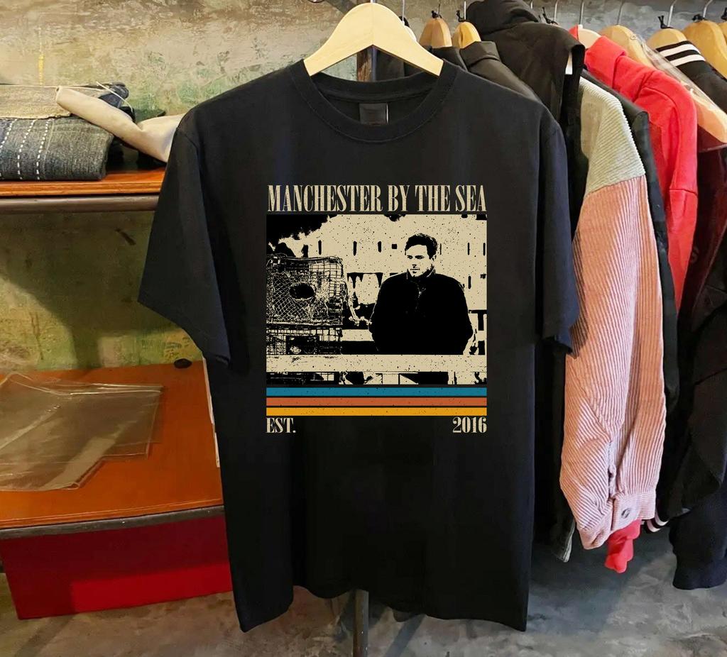 Unisexchester By The Sea Movie Theme TShirt Retro Style Printed Pattern TShirt A Gift for Fans Unisexs and Womens TShirt