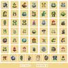 50 Cute Wind Animal Graffiti Stickers Suitcase Guitar Decoration Waterproof Stickers DIY Hand Account Stickers