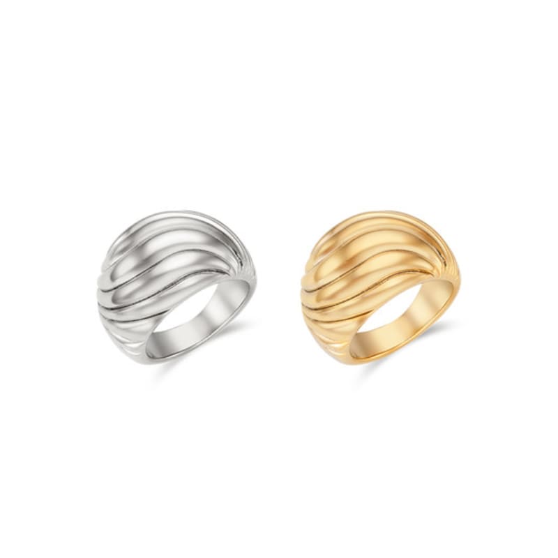 VINTAGE HOLLYWOOD Cozy Wave Ring_VH2579RI001M