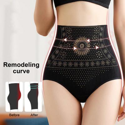 Chiloți de damă cu talie înaltă, modelatori, lenjerie intimă, elastici pentru controlul abdomenului și subțiri