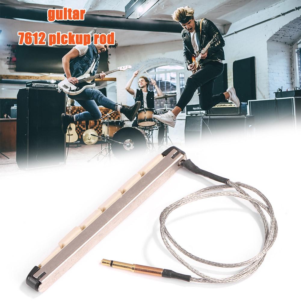 1pc 6 String High Sensitive Acoustic Guitar Bridge Saddle Pickup Rod Accessories