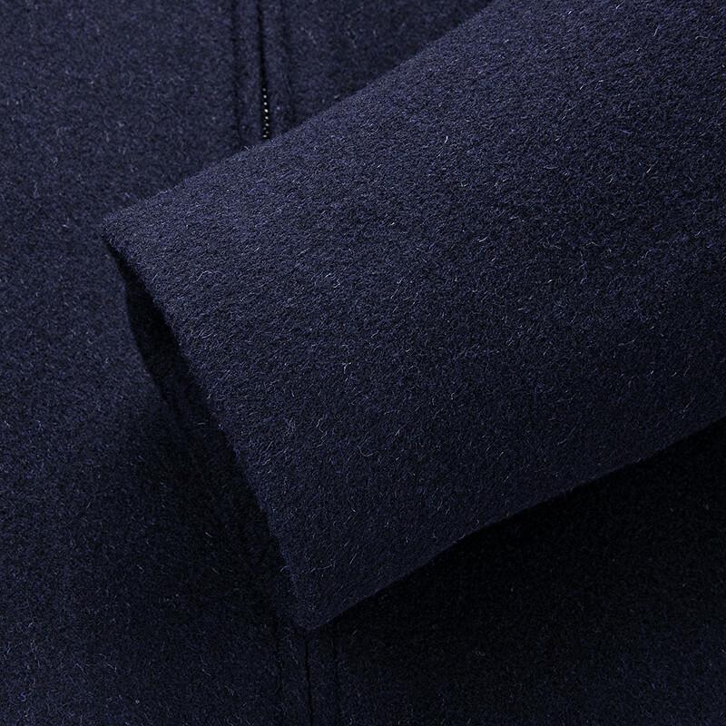 FAPAI Men's Wool Blend Business Casual Coat