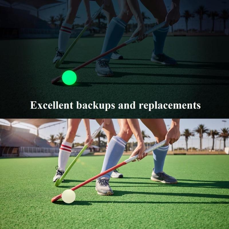 2 Stück Leuchtende Rollhockey-Pucks für Nacht-Hockeyspiel-Training Übung Street Hockey Bälle Leuchten im Dunkeln Eishockey-Bälle
