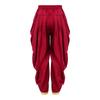 Pantaloni Dhoti in Raso da Ragazzo Casual con Elastico in Vita Drappeggiati Ampi Pantaloni a Tema Halloween Festa in Maschera