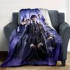 1pc Addams Family Wednesday4 Blanket, Gift, for Men and Women, Soft Blanket, Good for Sofa Bed Couch Travel, Lightweight Flannel Blanket