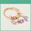 Alice In Wonderland Charm Bracelet With Zinc Alloy And Electroplated Finish For Unisex Wear