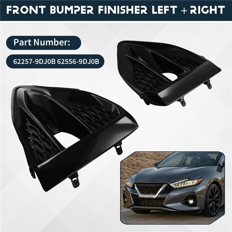 M63K-For 2018- NISSAN MAXIMA Car FRONT BUMPER FINISHER 62257-9DJ0B 62556-9DJ0B