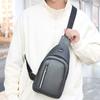 Men'S Oxford Cloth Breast Bag Multifunctional Sports Outdoor Leisure Shoulder Backpack Crossbody Bag