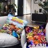 1pc Crash Bandicoot Game Cushion Cover Car Throw Pillow Case For Sofa Car Christmas Gift