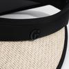 Straw Hat Black Rubber Board Big Along Empty Top Hat Summer Women UV Sunscreen Sun Hat