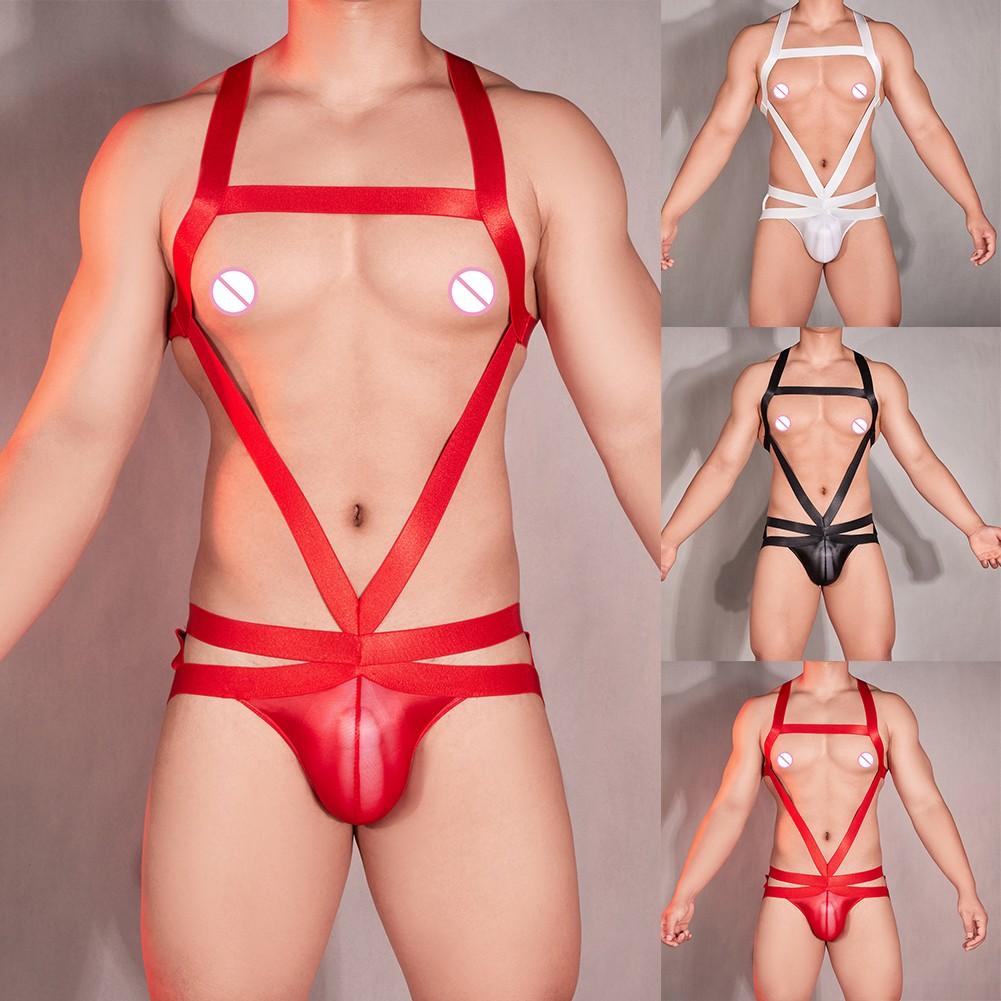 Harness Underwear Jockstrap Jumpsuits Leotard Male