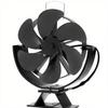 Silent Adjustable Fireplace Fan Designed for Energy Efficient Heat Distribution with Large Blades and Flexible Angle Settings