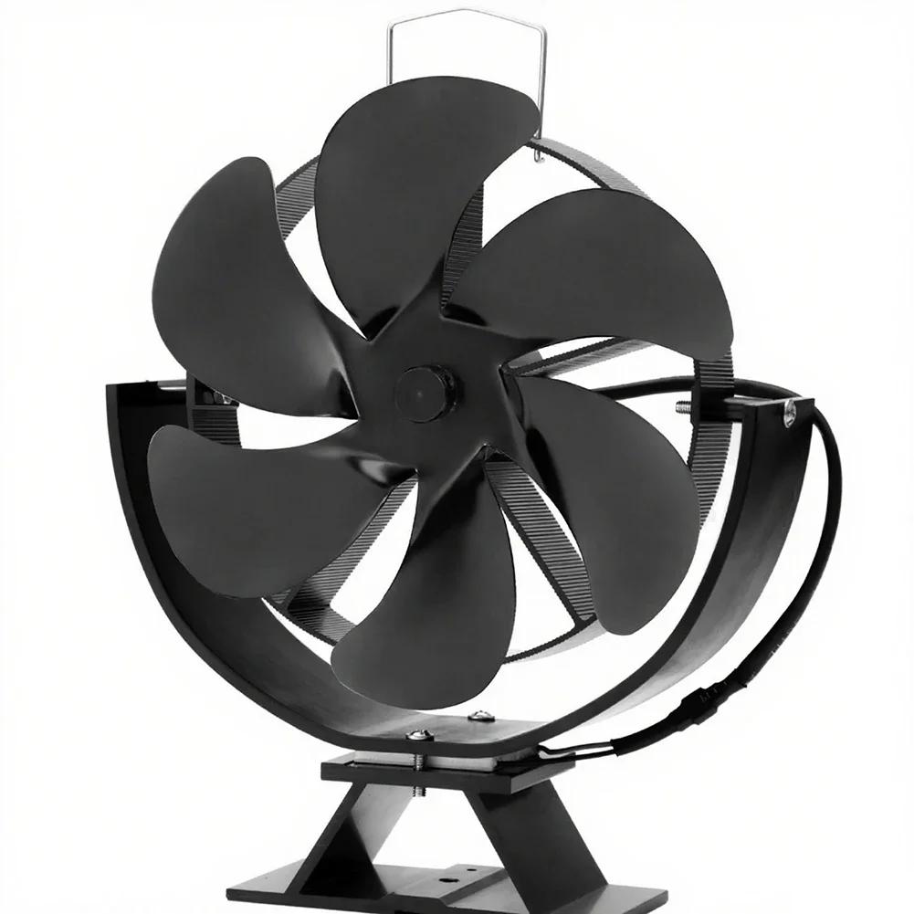 Silent Adjustable Fireplace Fan Designed for Energy Efficient Heat Distribution with Large Blades and Flexible Angle Settings