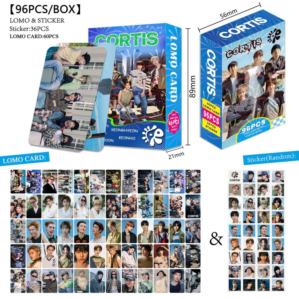96PCS Photos Of Well-known Men's Group Stars, Collectible Small Cards, Collectible, Gifts Suitable For Stars