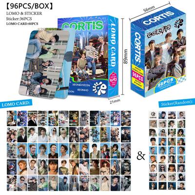 96PCS Photos Of Well-known Men's Group Stars, Collectible Small Cards, Collectible, Gifts Suitable For Stars