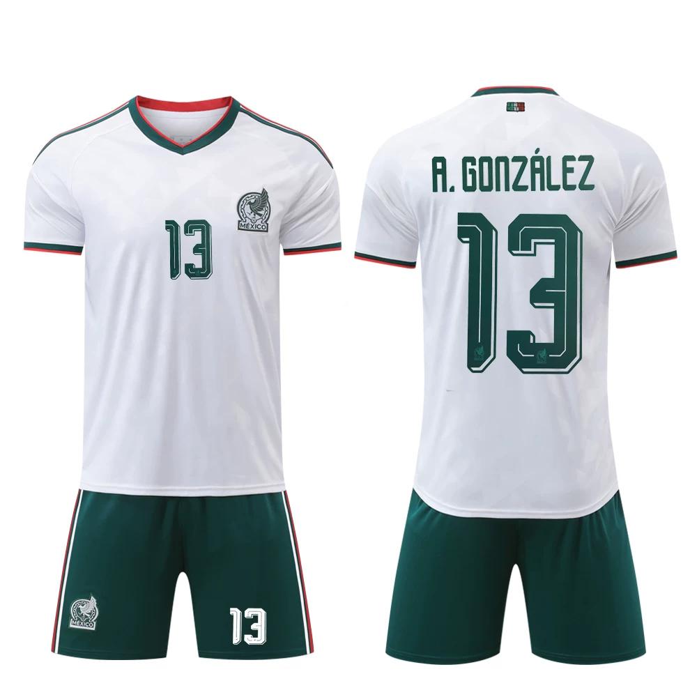 2026 Mexico Football Jerseys White #13 22
