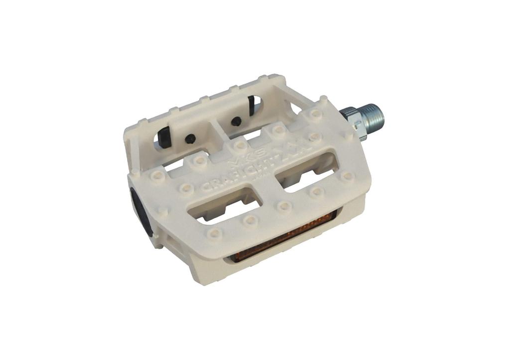 MKS Bicycle White (Mikashima Manufacturing) GRAFIGHT-XX Pedals, 1/2-Inch Core,