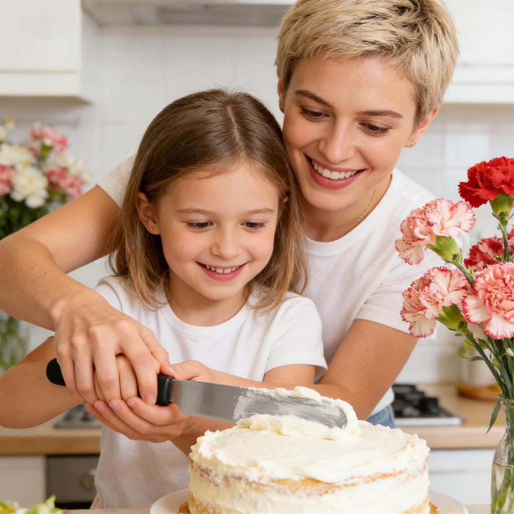 Stainless Steel Cake Spatula, A Special Tool For Baking And Frosting, Straight  For Smoothing And Unmolding, Non-slip Handle For Easy Grip,  For H