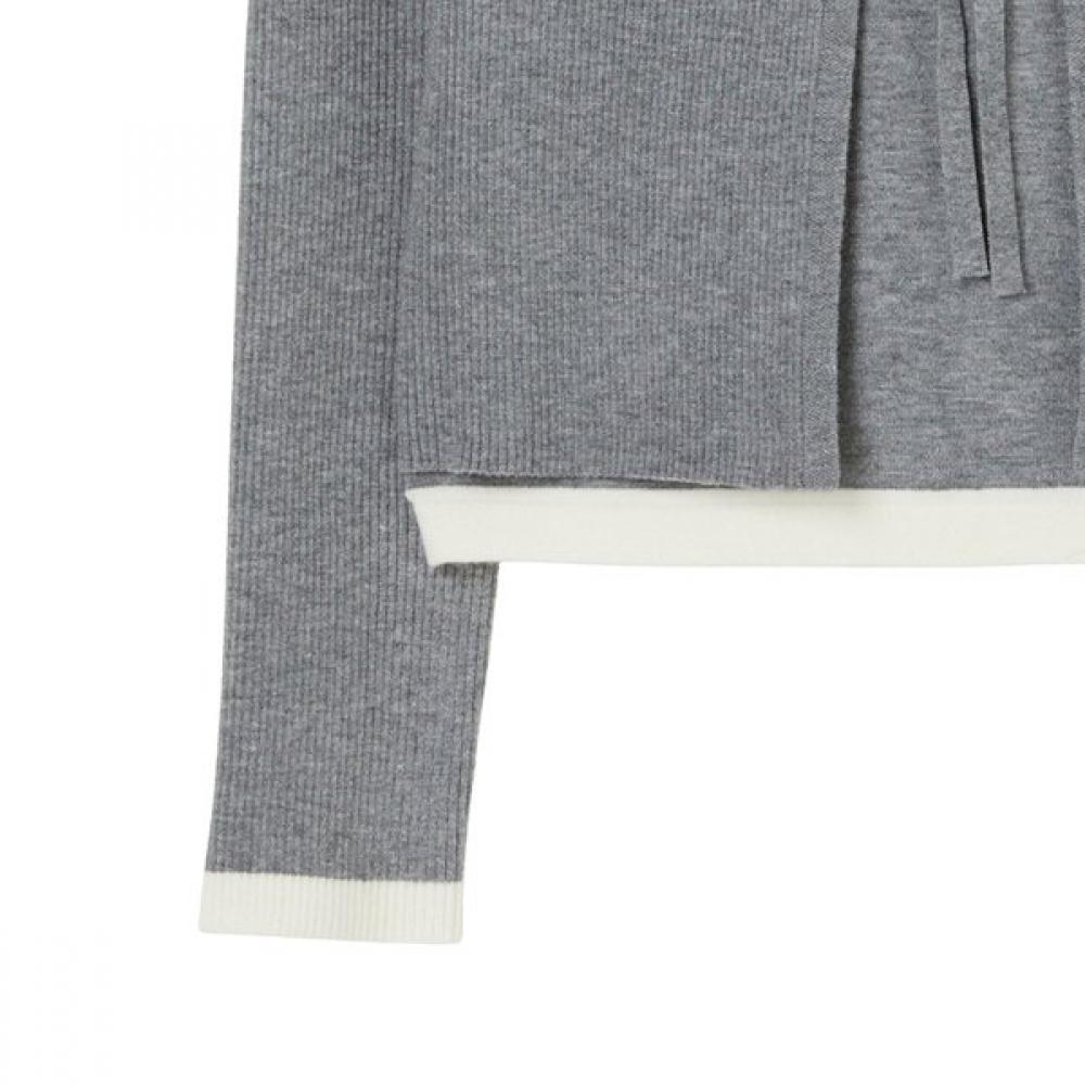 LAP Ribbed Cardigan Layered Knit As1kh260