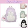 Entzücklicher Cartoon-Hase Rucksack Für Kinder Atmungsaktive Nylon Schultasche Große Kapazität