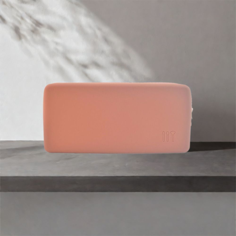 Solid Color Silicone Cosmetic Bag Portable Silicone Storage Bag Makeup Brush Case  Stationery
